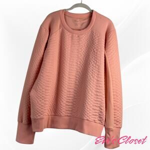 Nine West Active Women's Long Sleeve Sweatshirt. Coral Sz 2X